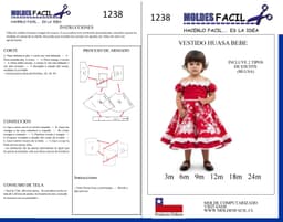 Vestido Huasa bebé - vista 1