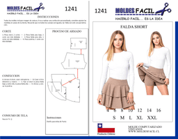 Falda Short - vista 1
