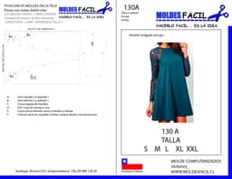 Vestido Holgado con Encaje - vista 1