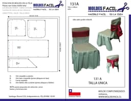 Silla de satín jardin infantil - vista 1
