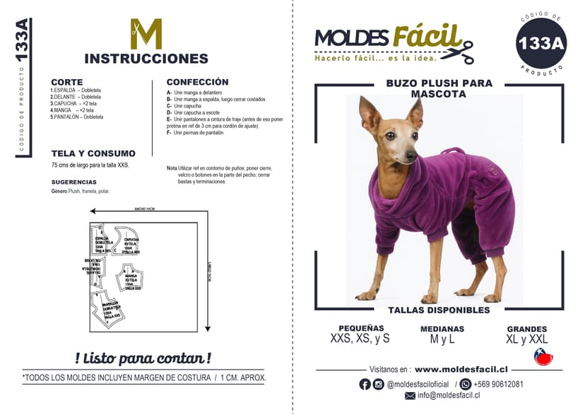 Buzo plush para mascota