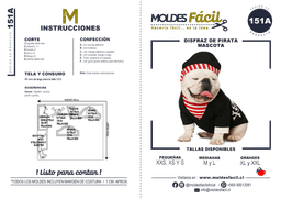 Disfraz de pirata mascota - vista 1