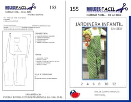 Jardinera infantil unisex - vista 1