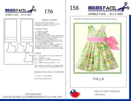 Vestido estampado con aplicación rosa - vista 1