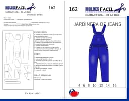 Jardinera de jeans - vista 1