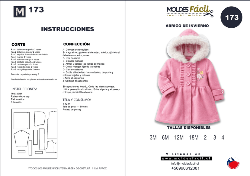 Abrigador vestido en polar