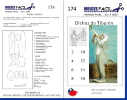 Disfraz de Tiburón - vista 1