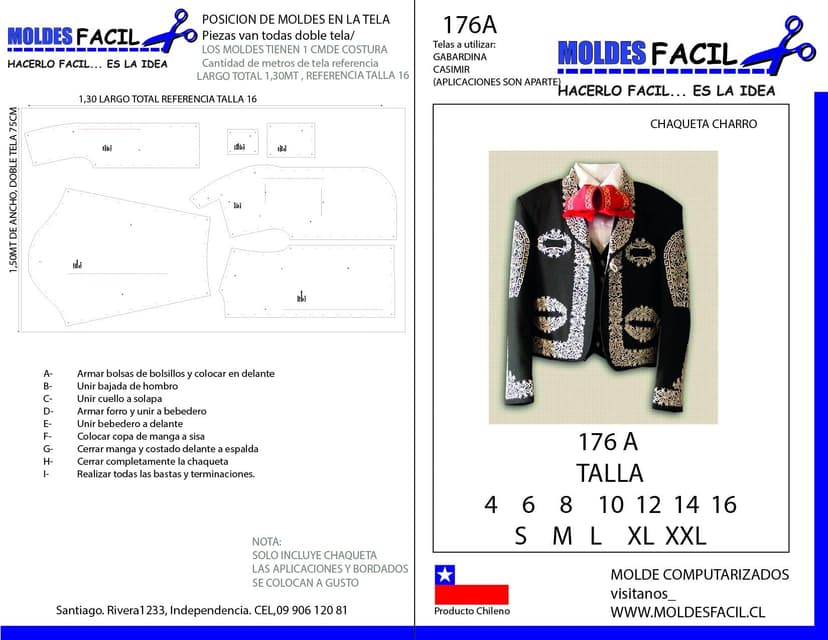Chaqueta de Charro