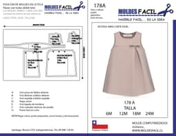 Vestido niña corte Dior - vista 1
