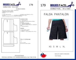 Falda Pantalón - vista 1