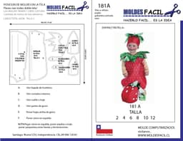 Disfraz de frutilla - vista 1