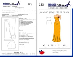 Vestido Traples de Fiesta - vista 1