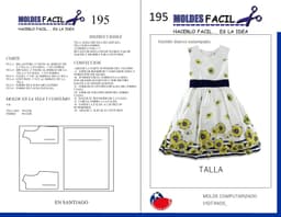Vestido blanco estampado - vista 1
