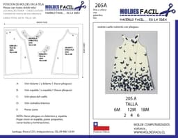 Vestido cuello redondo con pliegues - vista 1