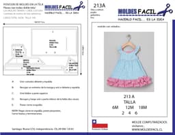 Vestido con volados - vista 1