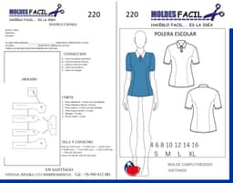 POLERA DE PIQUE CON CORTES - vista 1
