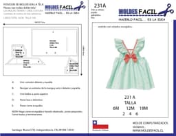 Vestido con volados recogidos - vista 1