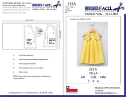 Vestido con tabla y moño - vista 1