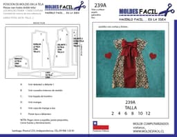 Vestido con cortes y liston - vista 1