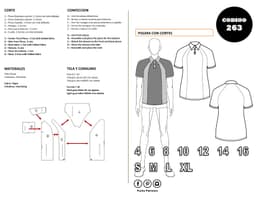 POLERA CON CORTES - vista 1