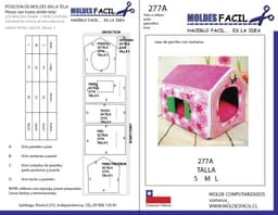 Casa de perrito con ventanas - vista 1