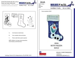 Bota navideña OLAF - vista 1