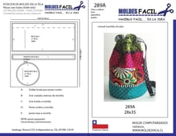 Morral mochila circular - vista 1