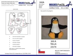 Base peluche pinguino - vista 1
