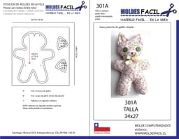 Base peluche de gatito simple - vista 1