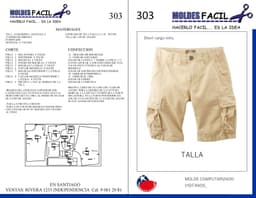 Short cargo niño - vista 1
