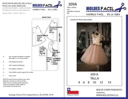 Vestido de fiesta tipo ballet - vista 1