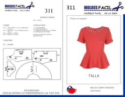 POLERA CON PEPLUM - vista 1
