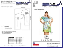 Vestido Elasticado Recto - vista 1
