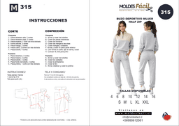Buzo deportivo half ziper - vista 1