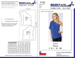 BLUSA CON UN SOLO HOMBRO - vista 1