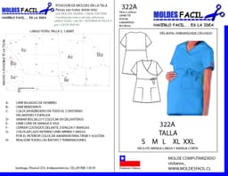 Delantal Embarazada Cruzado - vista 1