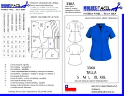 Blusa con Cuello Cruza y Bolsillos - vista 1
