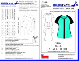 Blusa Manga Raglan con Botones Ocultos (incluye manga larga y corta) - vista 1