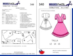Vestido de Huasa Entallado - vista 1