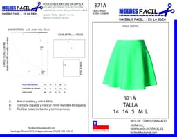 Falda Skater - vista 1