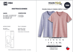 POLERA HOMBRE CUELLO V manga corta y larga - vista 1