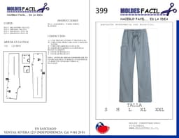 Pantalón Enfermería con Bolsillo - vista 1