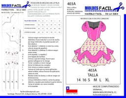 Vestido de Cueca Escote Corazón - vista 1
