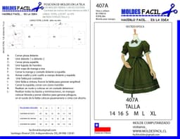 Vestido Época - vista 1