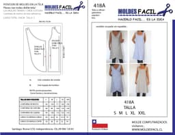 Vestido Cruzado en Espalda - vista 1