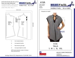 Chaqueta con tajalí - vista 1