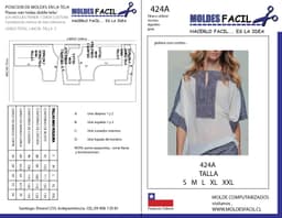 POLERA CON CORTES - vista 1