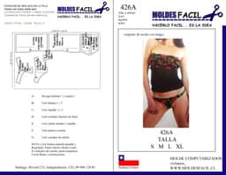 Conjunto de noche con tanga - vista 1
