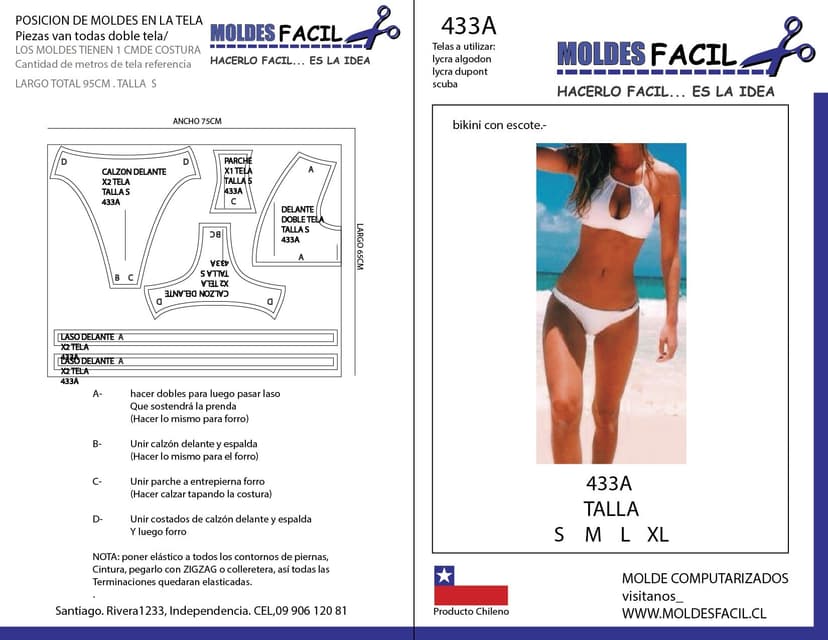 Bikini con escote