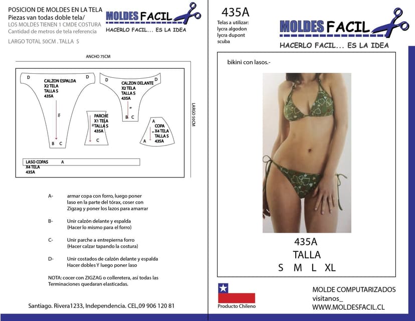 Bikini con lazos